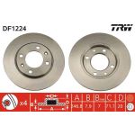 TRW DF1224 Bremsscheibe