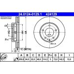 Bremsscheibe 24.0124-0129.1