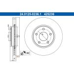 Bremsscheibe 24.0125-0236.1