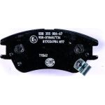 Bremsbelagsatz, Scheibenbremse 8DB 355 006-671 Bremsbelagsatz, Scheibenbremse 8DB 355 006-671