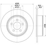 Bremsscheibe 8DD 355 117-411 Bremsscheibe 8DD 355 117-411