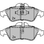 Bremsbelagsatz, Scheibenbremse 1170071 Bremsbelagsatz, Scheibenbremse 1170071