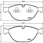 Bremsbelagsatz, Scheibenbremse 8DB 355 012-661