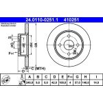 Bremsscheibe 24.0110-0251.1
