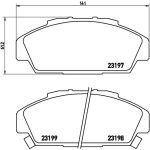 Brembo P 28 041 Bremsbelagsatz, Scheibenbremse PRIME LINE Brembo P 28 041 Bremsbelagsatz, Scheibenbremse PRIME LINE