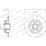 Bremsscheibe DDF2824C-1 Bremsscheibe DDF2824C-1