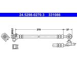 ATE 24.5298-0270.3 Bremsschlauch ATE 24.5298-0270.3 Bremsschlauch