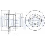 Delphi BG3237C Bremsscheibe Delphi BG3237C Bremsscheibe