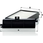 MANN-FILTER CU 2709 Innenraumfilter, Partikelfilter MANN-FILTER CU 2709 Innenraumfilter, Partikelfilter
