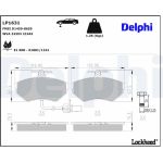 Delphi LP1631 Bremsbelagsatz, Scheibenbremse Delphi LP1631 Bremsbelagsatz, Scheibenbremse