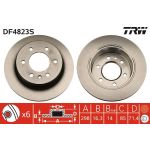 TRW DF4823S Bremsscheibe 298x16,3mm, 6x130, voll, lackiert TRW DF4823S Bremsscheibe 298x16,3mm, 6x130, voll, lackiert