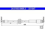 Bremsschlauch 24.5103-0405.3