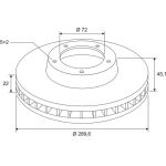 Bremsscheibe 197708 Bremsscheibe 197708