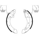 Bremsbackensatz 8DB 355 001-831