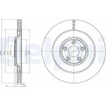 Delphi BG9103C Bremsscheibe