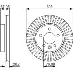 Bremsscheibe 0 986 479 154 Bremsscheibe 0 986 479 154