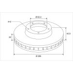 Bremsscheibe 672773 Bremsscheibe 672773