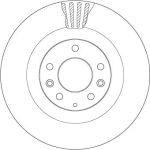 Bremsscheibe DF8043 Bremsscheibe DF8043