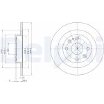 Bremsscheibe BG2805C Bremsscheibe BG2805C