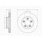 Bremsscheibe DDF1591LC-1