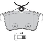 Valeo 601061 Bremsbelagsatz, Scheibenbremse
