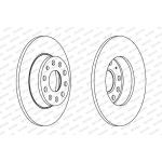 FERODO PREMIER Coat+ disc DDF1895C Bremsscheibe 272x10mm, 9, voll, beschichtet FERODO PREMIER Coat+ disc DDF1895C Bremsscheibe 272x10mm, 9, voll, beschichtet