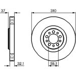 Bremsscheibe 0 986 479 168 Bremsscheibe 0 986 479 168