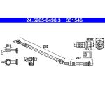 ATE 24.5265-0498.3 Bremsschlauch