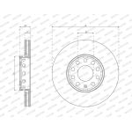 Ferodo DDF1706C Bremsscheibe PREMIER Coat+ disc