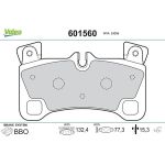 Valeo 601560 Bremsbelagsatz, Scheibenbremse