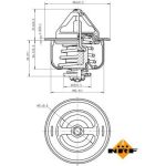 Thermostat, Kühlmittel 725160