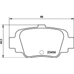 Bremsbelagsatz, Scheibenbremse 8DB 355 011-551