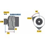 BOSCH 0 124 515 190 Generator BOSCH 0 124 515 190 Generator