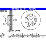 Bremsscheibe 24.0128-0279.1