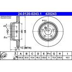 Bremsscheibe 24.0120-0243.1