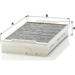 MANN-FILTER CUK 2534 Innenraumfilter, Aktivkohlefilter