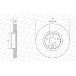 Ferodo DDF2672C Bremsscheibe PREMIER Ferodo DDF2672C Bremsscheibe PREMIER