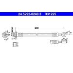 Bremsschlauch 24.5292-0240.3