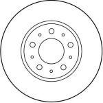 Bremsscheibe DF2671 Bremsscheibe DF2671