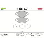 Bremsbelagsatz, Scheibenbremse 302218A Bremsbelagsatz, Scheibenbremse 302218A