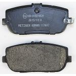 Metzger 1170617 Bremsbelagsatz, Scheibenbremse Metzger 1170617 Bremsbelagsatz, Scheibenbremse