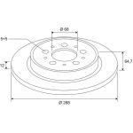 Bremsscheibe 672596 Bremsscheibe 672596