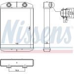 Nissens 71458 Wärmetauscher, Innenraumheizung Nissens 71458 Wärmetauscher, Innenraumheizung