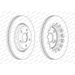 Ferodo DDF2268C Bremsscheibe PREMIER Ferodo DDF2268C Bremsscheibe PREMIER