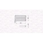 Magneti Marelli 350218061000 Wärmetauscher, Innenraumheizung Magneti Marelli 350218061000 Wärmetauscher, Innenraumheizung