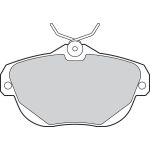 Bremsbelagsatz, Scheibenbremse 302817