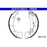 Bremsbackensatz 03.0137-0543.2 Bremsbackensatz 03.0137-0543.2