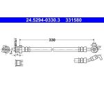 Bremsschlauch 24.5294-0330.3 Bremsschlauch 24.5294-0330.3