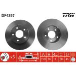 Bremsscheibe DF4357 Bremsscheibe DF4357