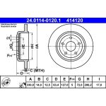 Bremsscheibe 24.0114-0120.1